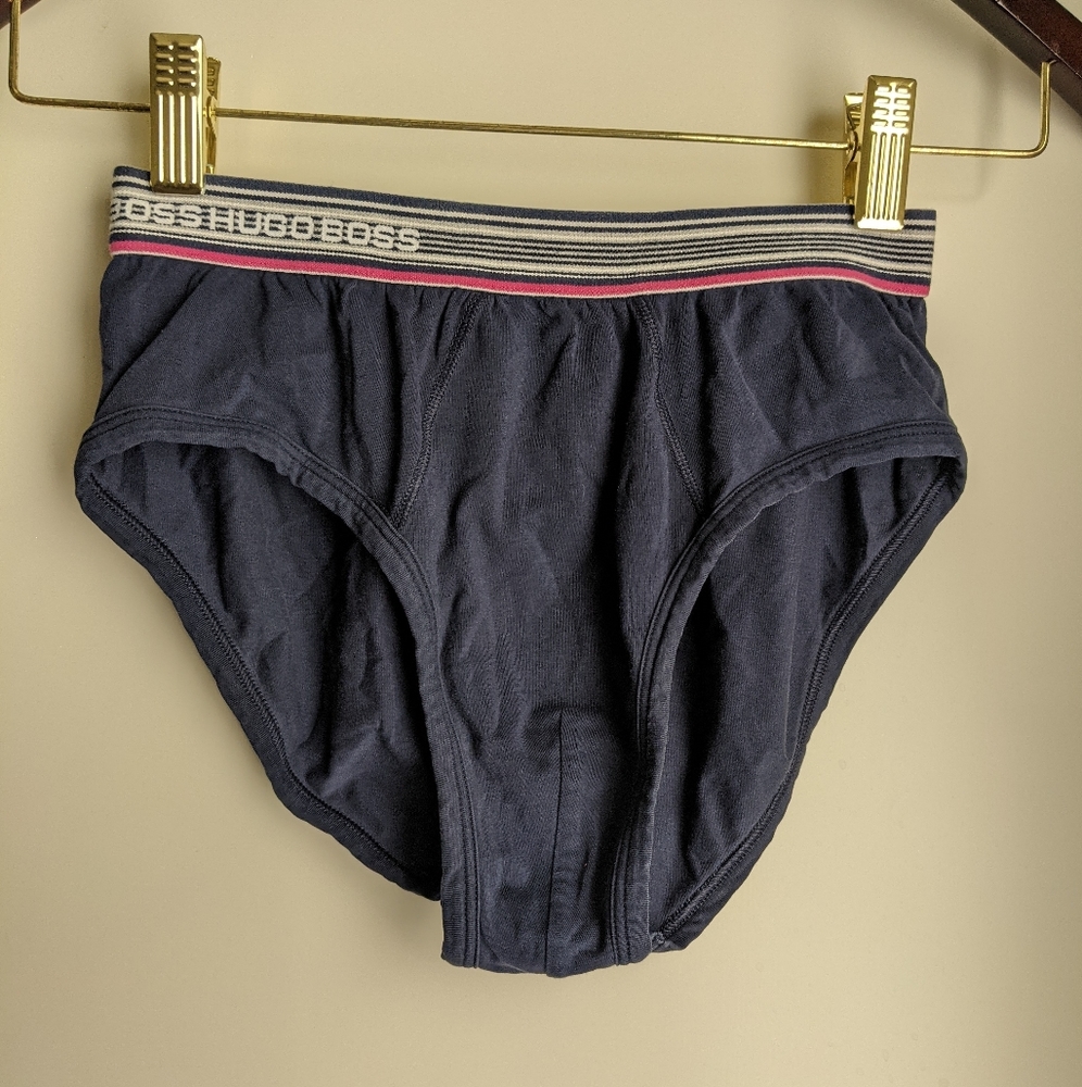 Boss Hugo Boss Briefs Dark Navy Blue size Small - Picture 2 of 7